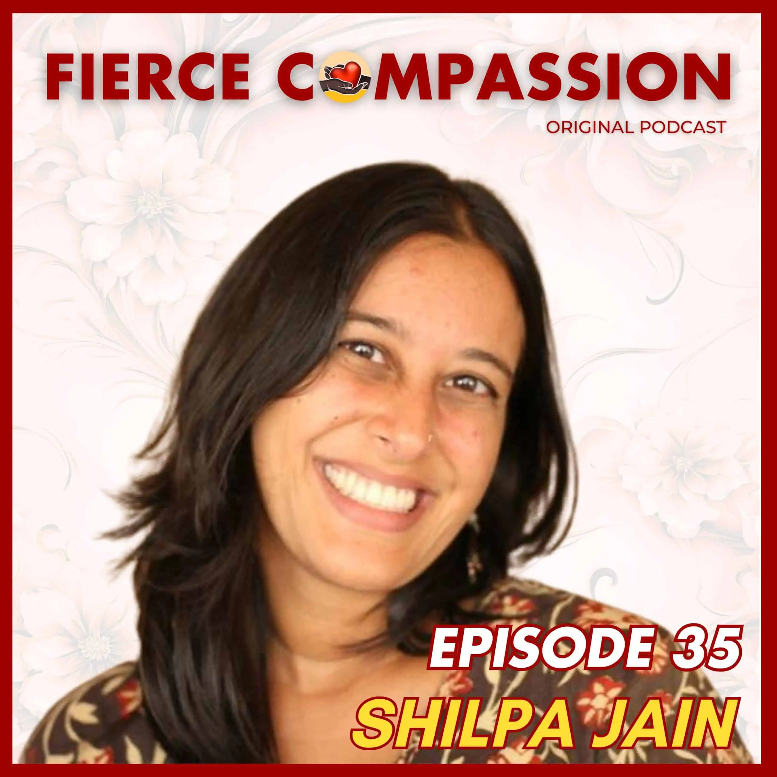 Fierce Compassion Episode 12. Image of Dr. Akómolàfè sitting with arms around bent knee.